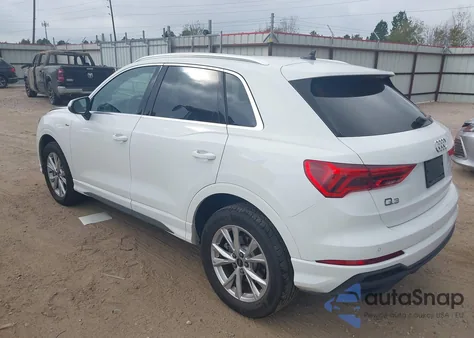 2025 Audi Q3 Premium 45 Tfsi S Line Quattro Tiptronic из США, поврежденный, VIN WA1DECF36S1049474